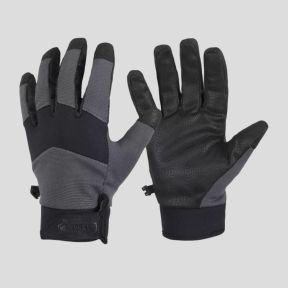 impact duty winter mk2 gloves - shadow grey / black a - helikon