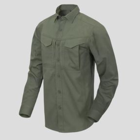 defender mk2 shirt long sleeve® - polycotton ripstop - olive green - helikon