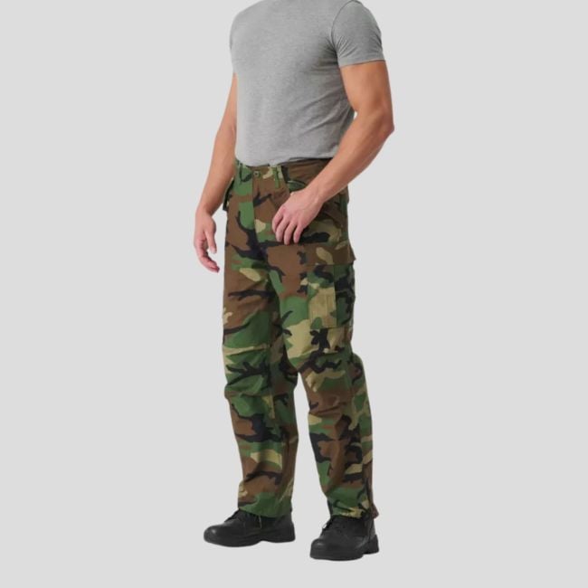 M65 Hose - Nyco Satin - US Woodland - Helikon
