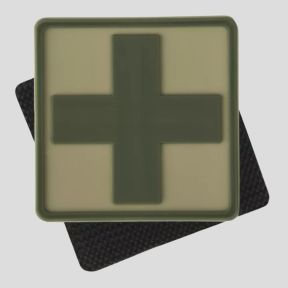 Patch croix médicale - pvc - Kaki - Helikon
