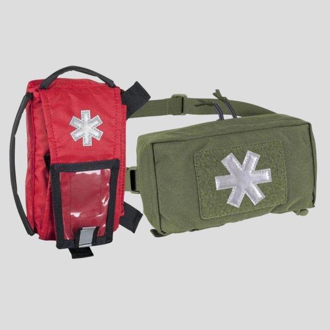 modular individual med kit pouch® - cordura® - olive green - helikon