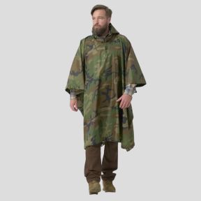 poncho u.s. model - us woodland - helikon