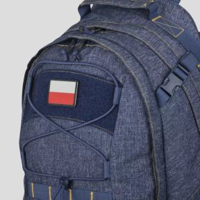 edcbackpack® - nylon polyester blend - melange blue - helikon