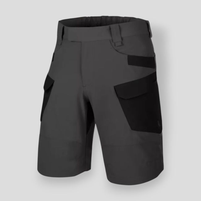 ots (outdoor tactical shorts) 11"® - versastrecth® lite - ash grey / black a - helikon