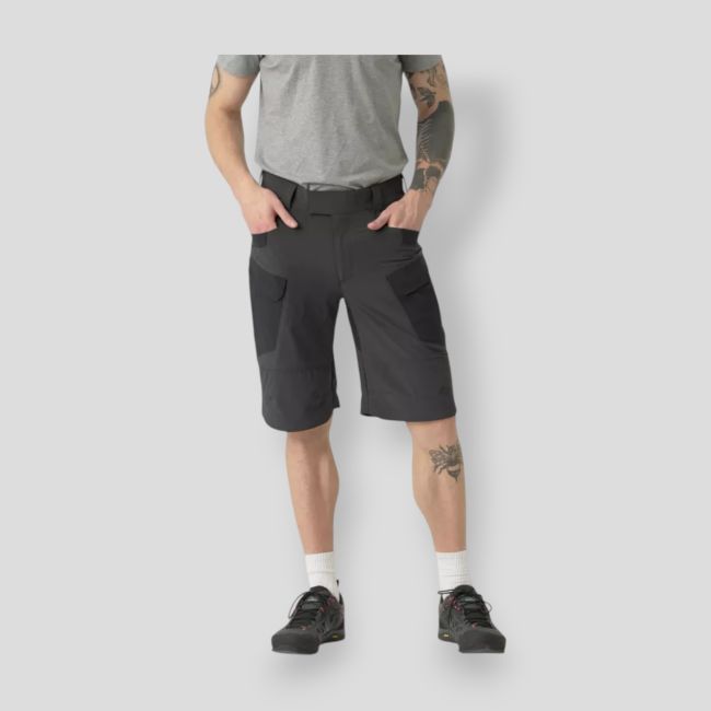 ots (outdoor tactical shorts) 11"® - versastrecth® lite - ash grey / black a - helikon