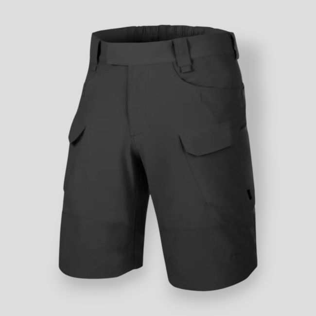 Tactische outdoorshort 11" - licht versastretch - Zwart - Helikon