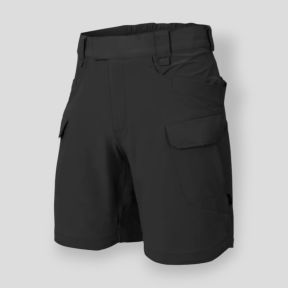 Taktische Outdoor-Shorts 8.5" - leichtes Versastretch - Schwarz - Helikon
