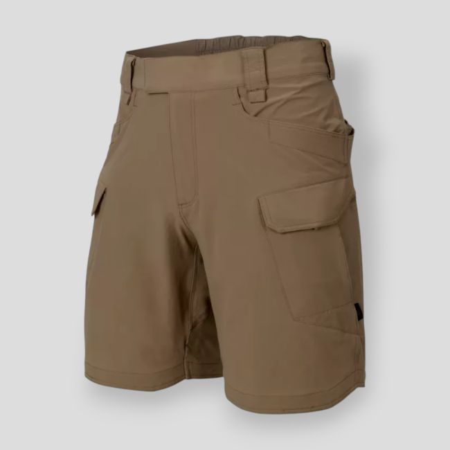 Taktische Outdoor-Shorts 8.5" - leichtes Versastretch - Schlammbraun - Helikon