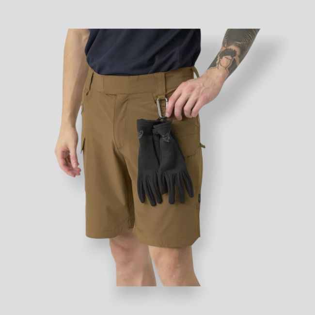 Taktische Outdoor-Shorts 8.5" - leichtes Versastretch - Schlammbraun - Helikon