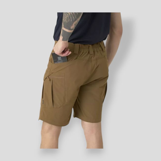 Tactische buitenshort 8.5" - lichte versastretch - Modderbruin - Helikon