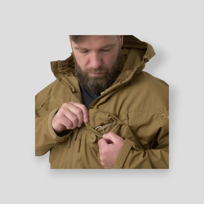 Kurtka anorak pielgrzym - Coyote - Helikon