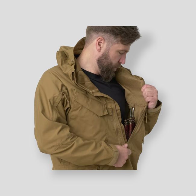 Kurtka anorak pielgrzym - Coyote - Helikon