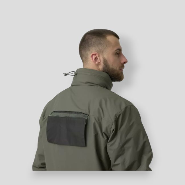husky tactical winter jacket - climashield® apex 100g - alpha green - helikon
