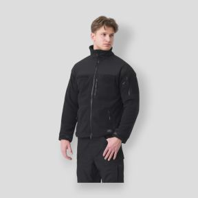 polish infantry jacket - fleece - black - helikon