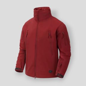 gunfighter jacket - shark skin windblocker - crimson sky - helikon