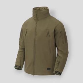 Gunfighter Jacke - Winddicht Shark Skin - Adaptive Grün - Helikon