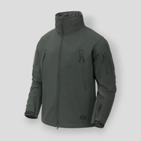 Veste gunfighter - Coupe-vent shark skin - Vert feuillage - Helikon