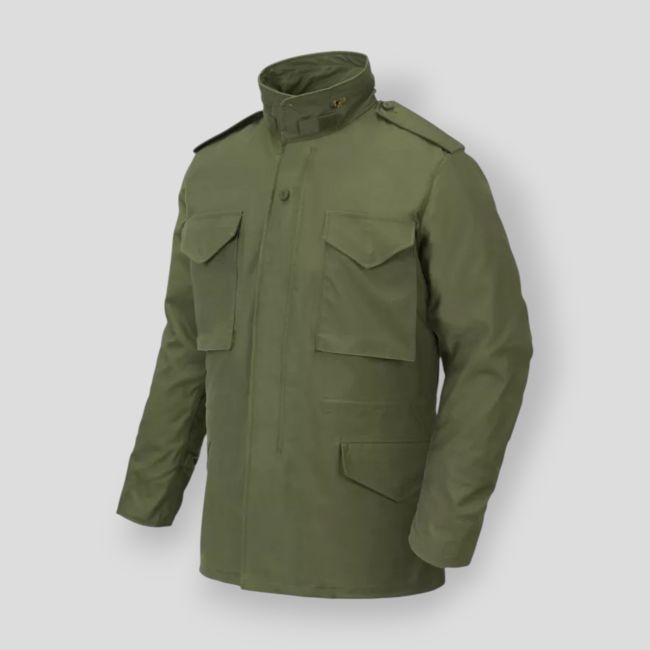 m65 jacket - nyco sateen - olive green - helikon