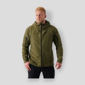 patriot jacket - double fleece - olive green - helikon