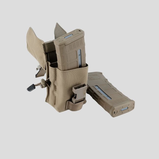 Ładownica na 3 magazynki famas minimi SMBE - Coyote - GK
