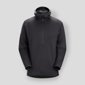 Sweat com capuz Delta AR 1/2 zip - Preto - Arc'Teryx Pro
