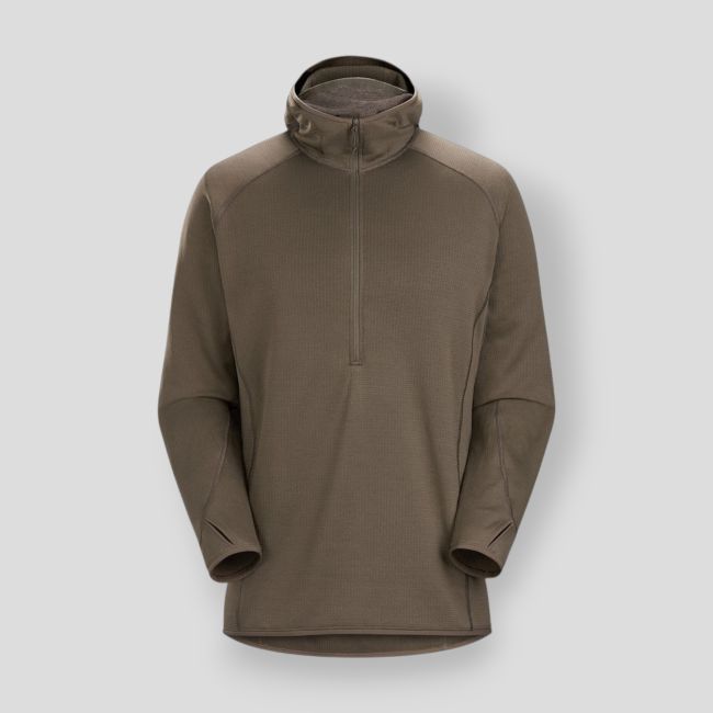 Hoodie Delta AR 1/2 ritssluiting - Ranger Green - Arc'Teryx Pro