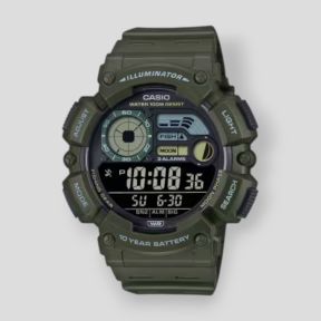 Horloge WS-1500H-3BC - Groen - Casio