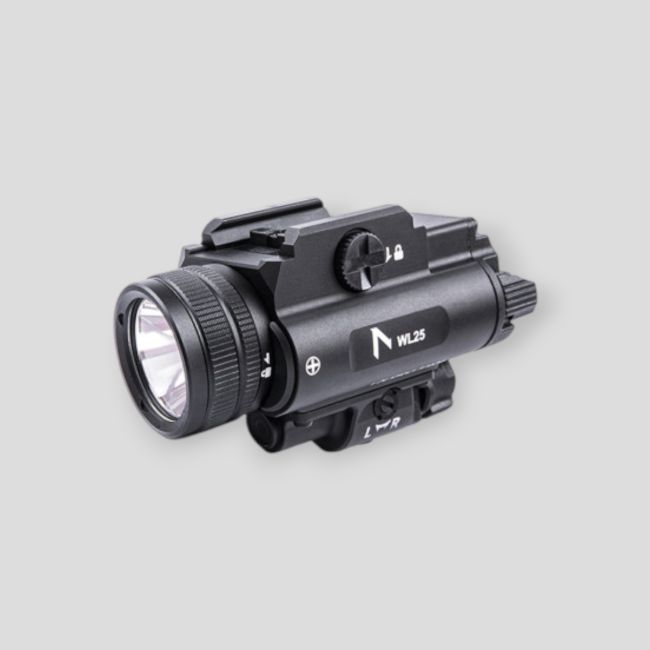 Lampe mit Laserpointer für Kurzwaffe WL25 (1.200 Lumen) - Grün - Nextorch
