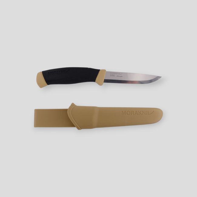 Set van 15 Companion messen (lemmet 10,4cm) met etui - Woestijn - Morakniv