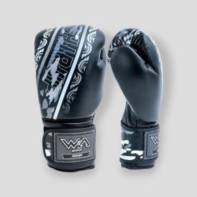 Guantoni da boxe in pelle Limited - Nero - Whipup