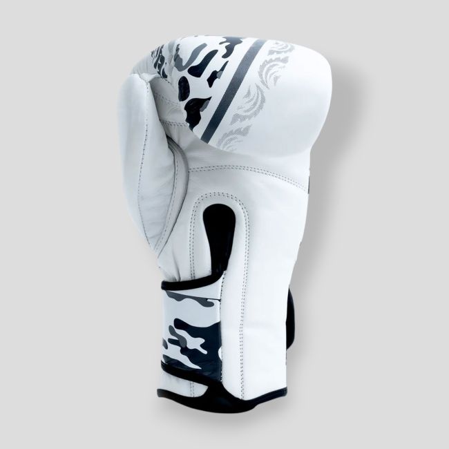 Gants de boxe en cuir Limited - Blanc - Whipup