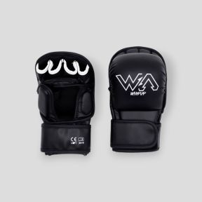 Gants de sparring MMA en polyuréthane Touch - Noir - Whipup
