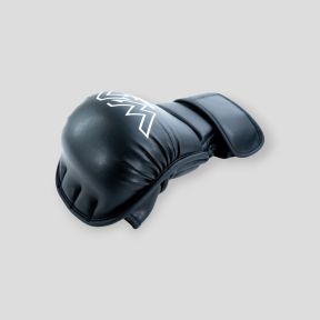 Rękawice sparingowe MMA z poliuretanu Touch - Czarne - Whipup