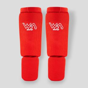 Parapiedi/paratibia in cotone Flama - Rosso - Whipup