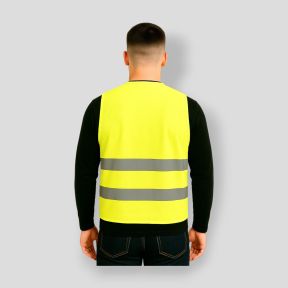 Signalweste mit hoher Sichtbarkeit - Gelb - Patrol Equipement