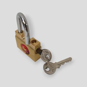 Massief messing hangslot 40mm - Patrol Equipement