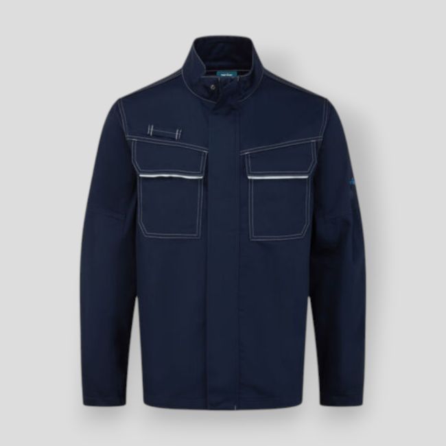 Chaqueta de trabajo Bizweld con banda retrorreflectante - Azul marino - Portwest