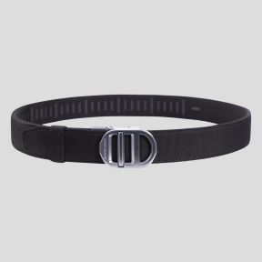Ceinture à cliquet Chuck avec boucle argent - Noir - Pentagon