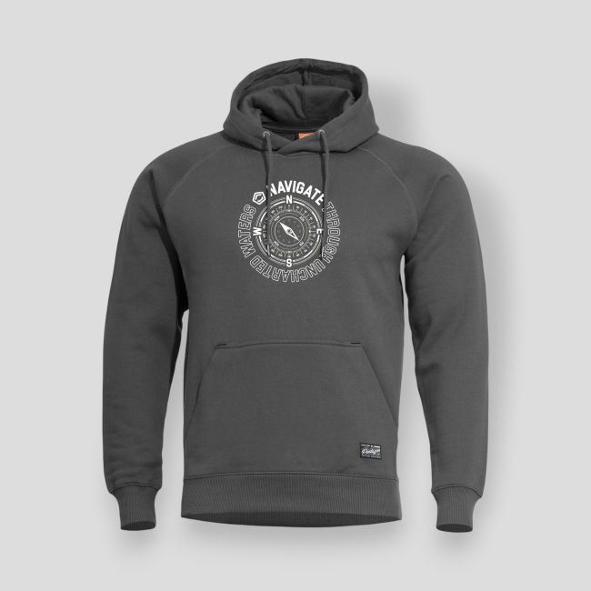 Bluza z kapturem Phaeton Navigate - Szary Popielaty - Pentagon