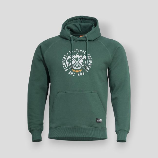 Bluza z kapturem Phaeton Pioneers - Zielony Springbok - Pentagon