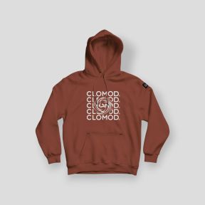 Sweat à capuche Twirl - Bordeaux - CloMod