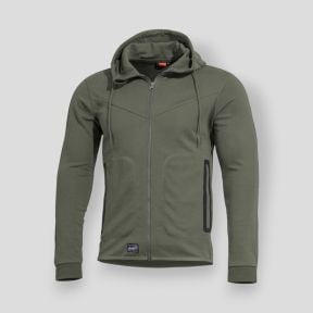 Bluza z kapturem na zamek Pentathlon 2.0 - Camo Green - Pentagon