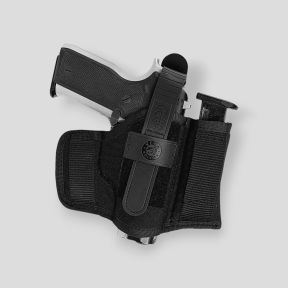 Funda ambidiestra de nailon con portacargador FB265 - Negro - Vega Holster