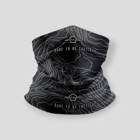Tour de cou Skiron Topographic Map - Noir - Pentagon