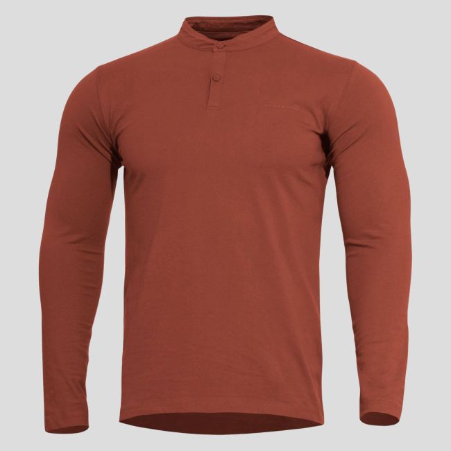 Langarm-T-Shirt Romeo 2.0 - Bordeaux - Pentagon