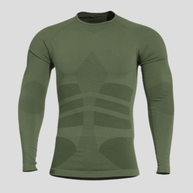 T-shirt à manches longues thermique Plexis - Camo Green - Pentagon