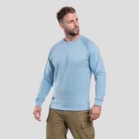 Hawk Sweater "Blank" Lagoon Blue
