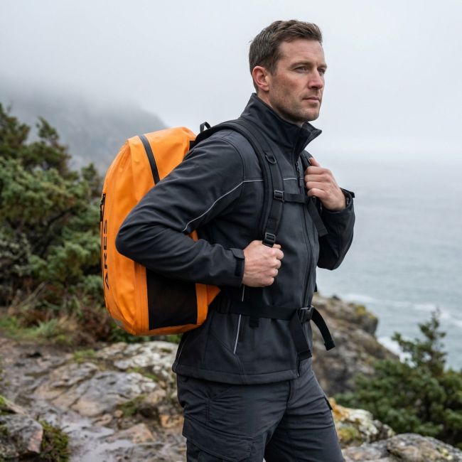 Wasserdichter Rucksack Miami - Orange - Ares