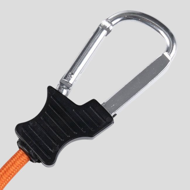 2er-Set Spanngurte mit Karabiner 90cm - Orange - Fosco Industries