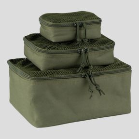 Lot de 3 poches de rangement mesh Molle - Ranger Green - 101 Inc